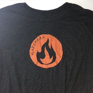 Blaze Pizza Crewneck Long Sleeve Shirt Size Medium